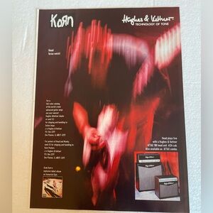 Korn Head Hughes & Kettner pinup